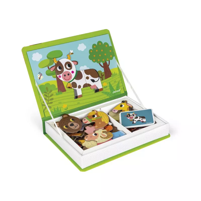 Janod Magnetibook Animals Μαγνητικό Παιχνίδι Βιβλίου