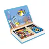 Janod Magnetibook Tropical Fish Μαγνητικό Παζλ Βιβλίο 3+