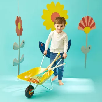 Janod Little Gardener Μεταλλικό Καρότσι για Παιδιά 2+
