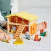 Janod My First Chicken Coop Ξύλινο Σετ Παιχνιδιού Φάρμας