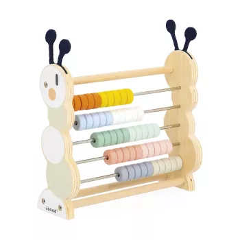 Janod Sweet Cocoon Κάμπια Άβακας Εκπαιδευτικό Παιχνίδι Μέτρησης