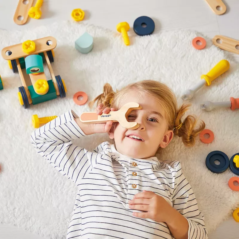 Janod Brico'kids σετ κατασκευής 100 τεμ. από 3 ετών