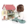 JANOD Lilliputiens ξύλινο σπίτι κούκλας με 15 αξεσουάρ J06467