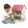 JANOD Lilliputiens ξύλινο σπίτι κούκλας με 15 αξεσουάρ J06467