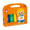 JANOD Finger Paints 5 χρώματα 400 ml με βάση το νερό μη τοξικό πλενόμενο χρώμα τέχνης για νήπια από 18 μηνών