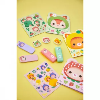 Janod Σετ Χαρτικών 12 Τεμαχίων Fruit Sweeties 6+