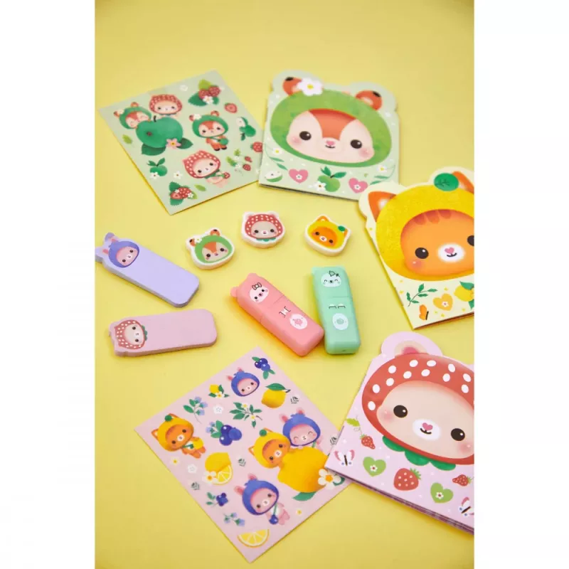 Janod Σετ Χαρτικών 12 Τεμαχίων Fruit Sweeties 6+