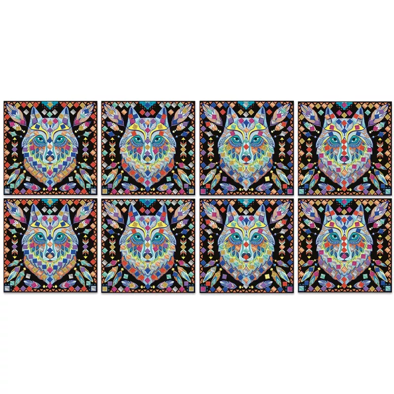 Janod Δημιουργικό Σετ Μωσαϊκού Mandala Party Friends 5-8 Ετών