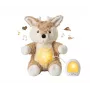 Cloud B Love Light Buddies Finley Fawn Καταπραϋντικό Λούτρινο Παιχνίδι με Νυχτερινό Φωτάκι και Μηχανή Ήχου