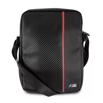 BMW θήκη tablet 8 ιντσών Carbon Red Stripe μαύρο