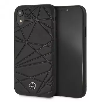 Mercedes-Benz MEPERHCI61QGLBK iPhone XR μαύρη σκληρή θήκη Twister