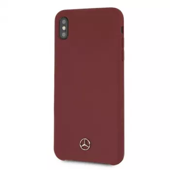 Mercedes-Benz MEHCI65SILRE θήκη σιλικόνης σκληρή για Apple iPhone Xs Max, κόκκινο