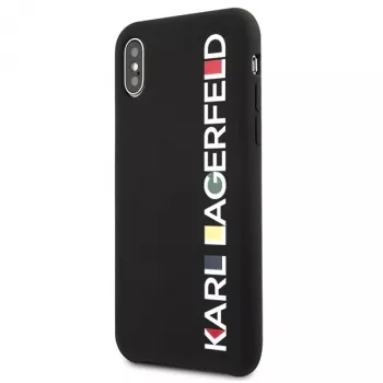 Karl Lagerfeld KLHCPXBHWHBK iPhone X/XS σκληρή θήκη μαύρο γυαλιστερό Bauhaus