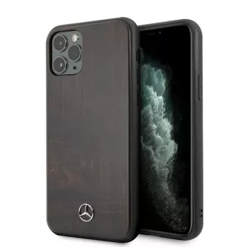 Mercedes-Benz MEHCN58VWOBR iPhone 11 Pro σκληρή θήκη Wood Line Rosewood καφέ