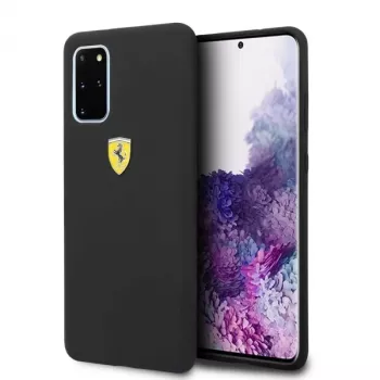 Ferrari σκληρή θήκη FESSIHCS67BK θήκη πλάτης σιλικόνης για Samsung Galaxy S20+ (G985) - μαύρο