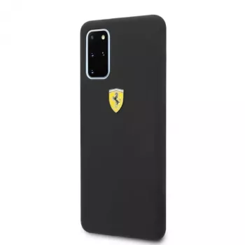 Ferrari σκληρή θήκη FESSIHCS67BK θήκη πλάτης σιλικόνης για Samsung Galaxy S20+ (G985) - μαύρο