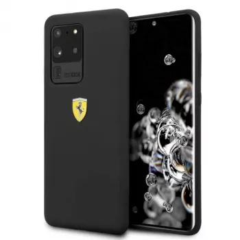 Ferrari σκληρή θήκη FESSIHCS69BK θήκη σιλικόνης για Samsung Galaxy S20 Ultra - μαύρο