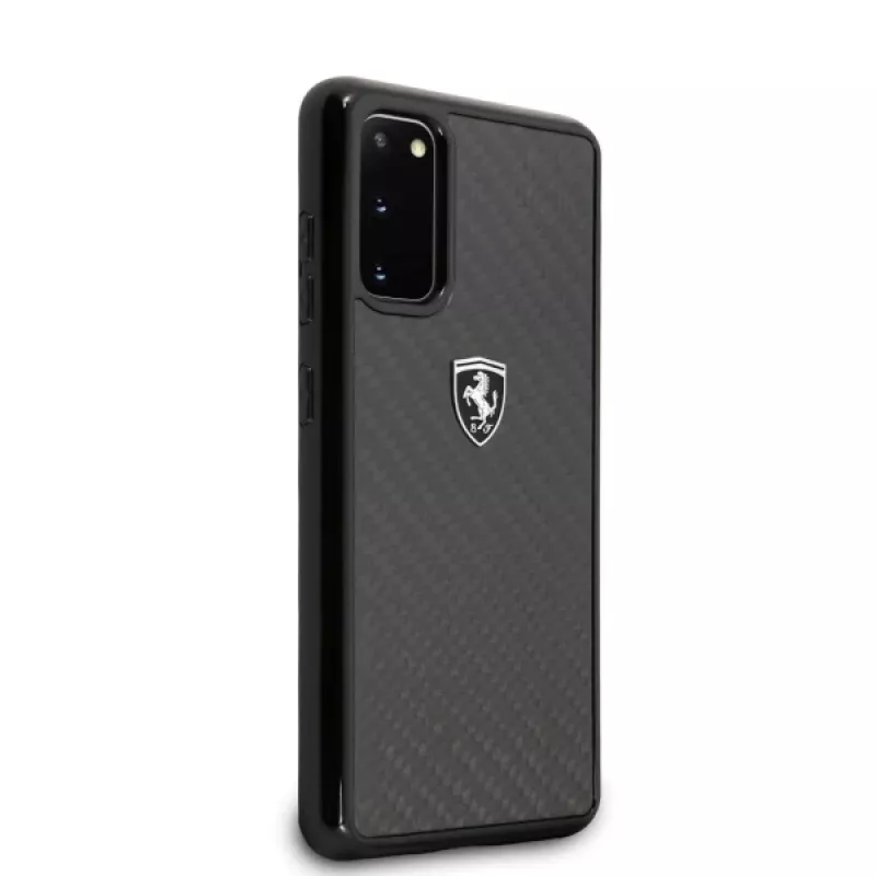 Ferrari σκληρή θήκη FEHCAHCS62BK S20 G980 Black Carbon Heritage