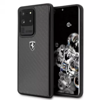 Ferrari Hardcase FEHCAHCS69BK για Samsung Galaxy S20 Ultra, Black Carbon Heritage