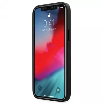 Ferrari Off Track διάτρητη σκληρή θήκη για Apple iPhone 12 Pro Max 6,7 ιντσών - μαύρο