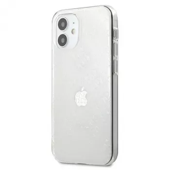 Guess GUHCP12S3D4GTR iPhone 12 mini διαφανές σκληρό κέλυφος 4G 3D Pattern Collection