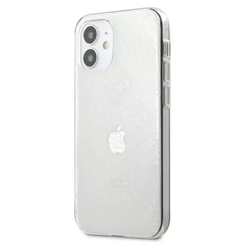 Guess GUHCP12S3D4GTR iPhone 12 mini διαφανές σκληρό κέλυφος 4G 3D Pattern Collection