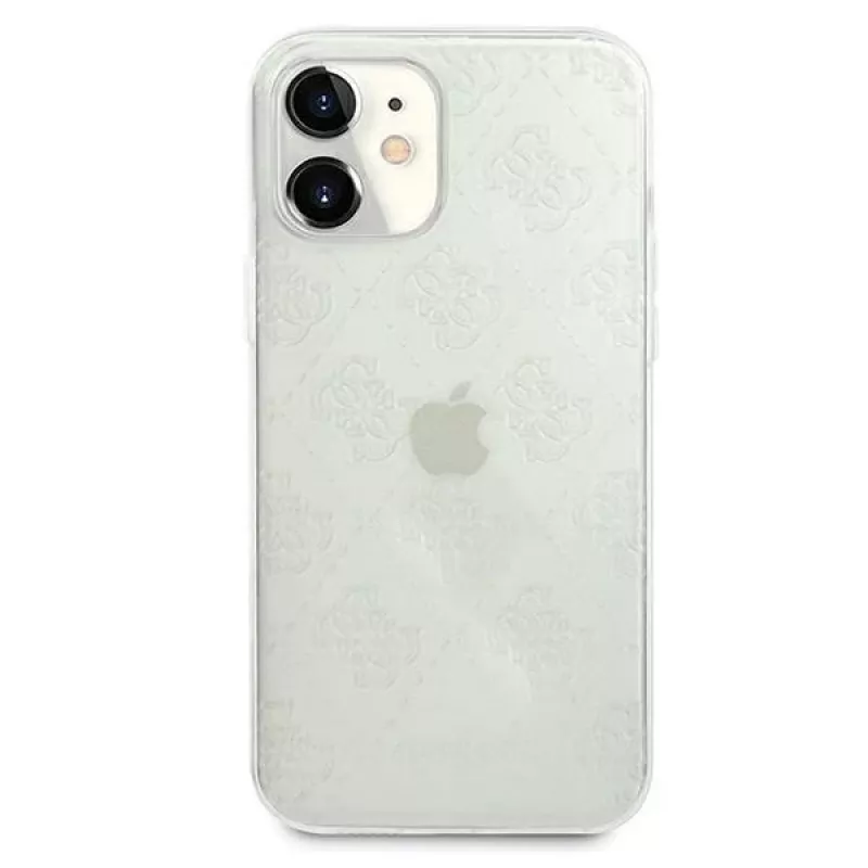 Guess GUHCP12S3D4GTR iPhone 12 mini διαφανές σκληρό κέλυφος 4G 3D Pattern Collection