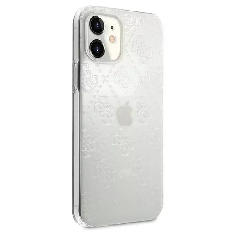 Guess GUHCP12S3D4GTR iPhone 12 mini διαφανές σκληρό κέλυφος 4G 3D Pattern Collection