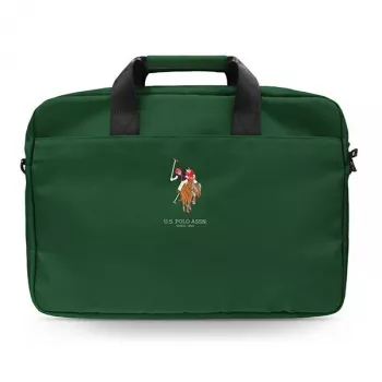 U.S. POLO ASSN. US Polo Torba USCB15PUGFLGN τσάντα laptop 16 ιντσών πράσινη