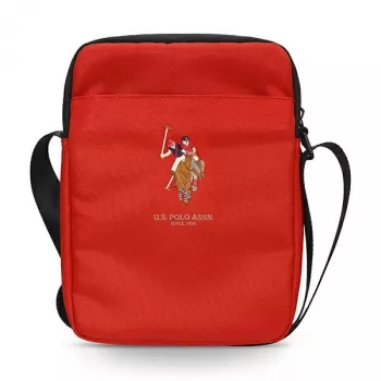 U.S. POLO ASSN. Florence Collection τσάντα tablet 10 ιντσών κόκκινη