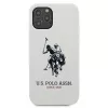 U.S. POLO ASSN. Silicone Collection θήκη σιλικόνης iPhone 12/12 Pro 6,1 ιντσών λευκή