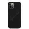Guess Script Vintage σκληρή θήκη για Apple iPhone 12 Pro Max 6,7 ιντσών μαύρη