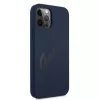Guess Script Vintage σκληρή θήκη για Apple iPhone 12 / iPhone 12 Pro 6,1 ιντσών μπλε