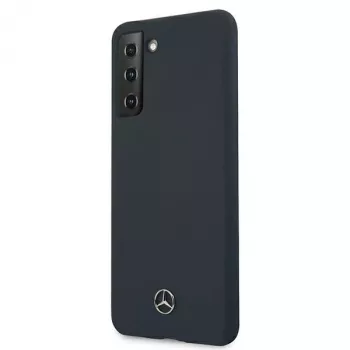 Mercedes-Benz Silicone Line σκληρή θήκη για Samsung Galaxy S21 - μπλε