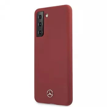 Mercedes-Benz Silicone Line σκληρή θήκη για Samsung Galaxy S21 (SM-G991) - κόκκινη