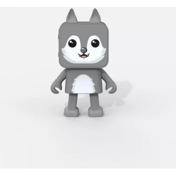 Mobility On Board Dancing Speaker Wolf Ανοιχτό Γκρι