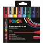 POSCA Uni-Ball Marker UNI PC-5M Σετ 8 τεμ. Basic (182558)