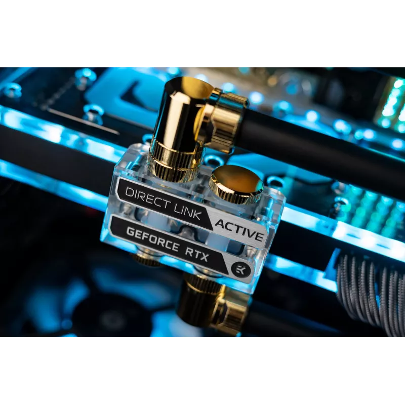 EK Water Blocks Vector² GPU Water Block Interconnect Bridge - Acrylic - διαφανές - G1/4 ίντσες - 41 mm