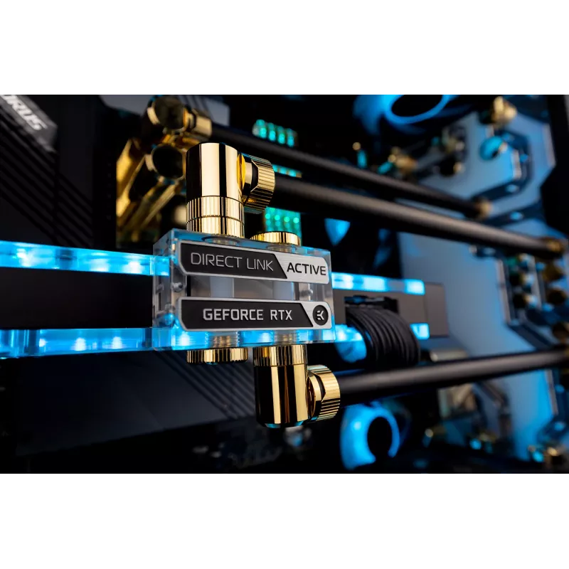 EK Water Blocks Vector² GPU Water Block Interconnect Bridge - Acrylic - διαφανές - G1/4 ίντσες - 41 mm