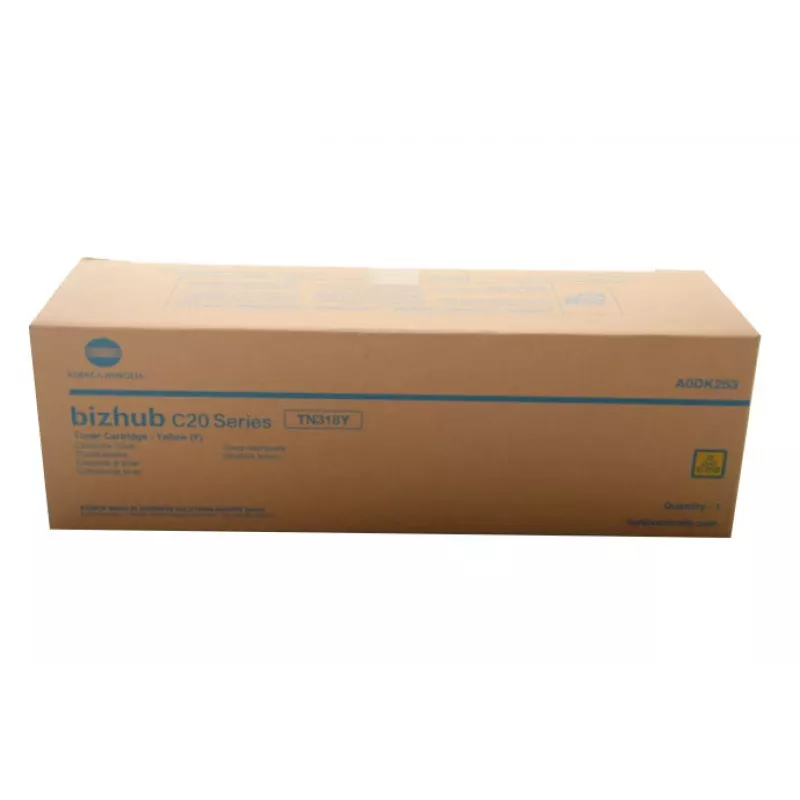 Konica Minolta TN-318C γνήσιο τόνερ κυανό A0DK453