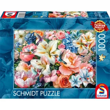 Schmidt Spiele Blumen in Pastell (1000 Τεμάχια) Παζλ