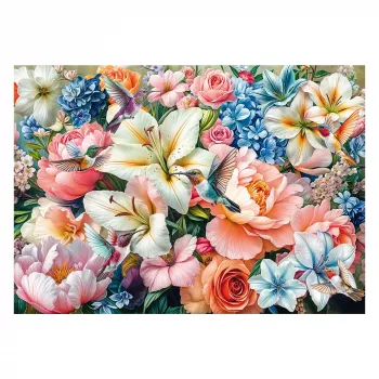 Schmidt Spiele Blumen in Pastell (1000 Τεμάχια) Παζλ