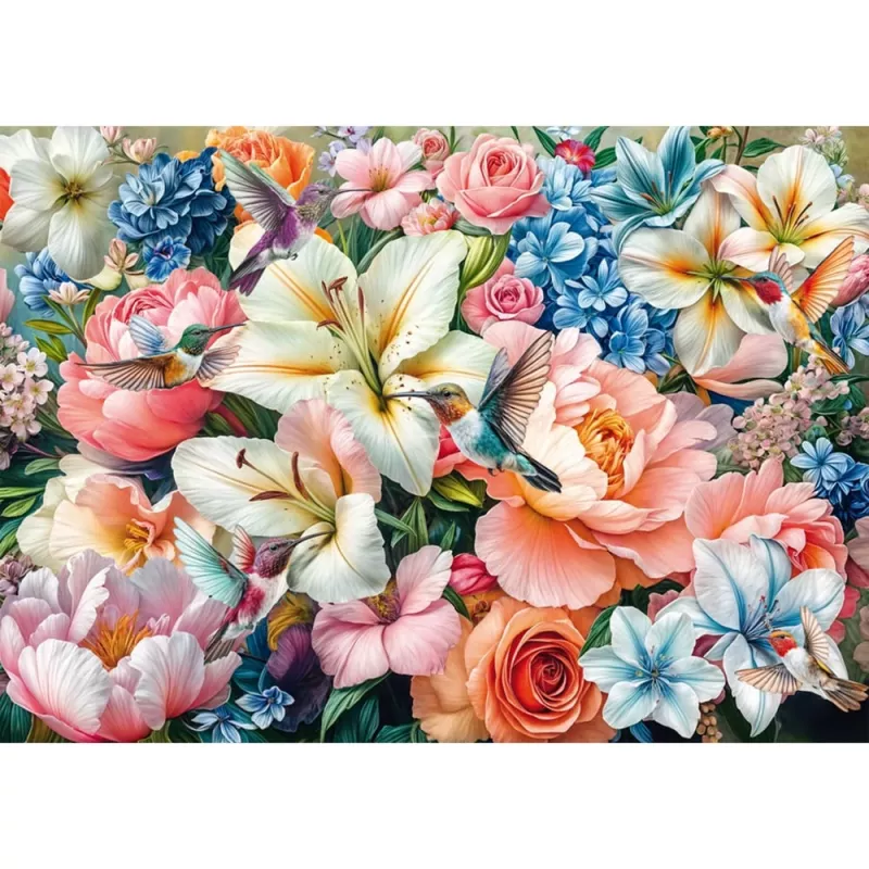 Schmidt Spiele Blumen in Pastell (1000 Τεμάχια) Παζλ