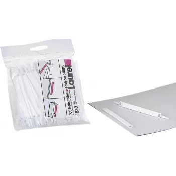 LAUREL Easy Clip Λωρίδες Συρραφής Λευκό Κοντό 100 τεμ.