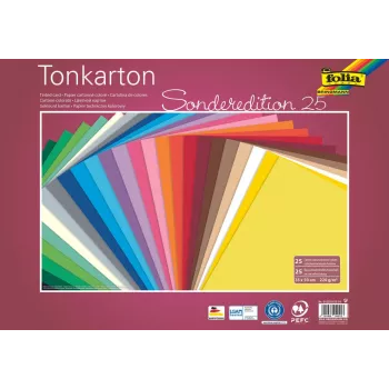 Folia Χαρτόνι Φωτογραφιών Special Edition 25 Αναμεμιγμένα Χρώματα 220 g/m² 50 Φύλλα A4