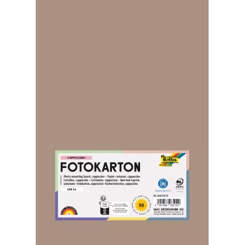Folia 614/50 73 Cappuccino Solid A4 Χαρτόνι 300 g/m² 50 Φύλλα