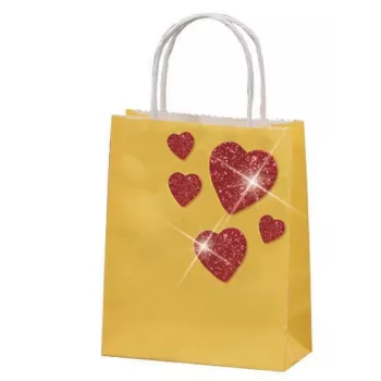 Folia Basic χάρτινες σακούλες S πολύχρωμες, συσκευασία 10 τεμ.