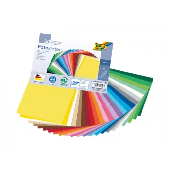 Folia 614/50 00 - λευκό - μονόχρωμο - A4 (210 x 297 mm) - 300 g/m² - 50 φύλλα - Γερμανία