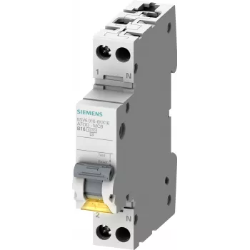 Siemens 5SV6016-7KK16 διάταξη προστασίας από σφάλματα τόξου (AFDD) με διακόπτη LS C16 2-πολική 230V 1TE