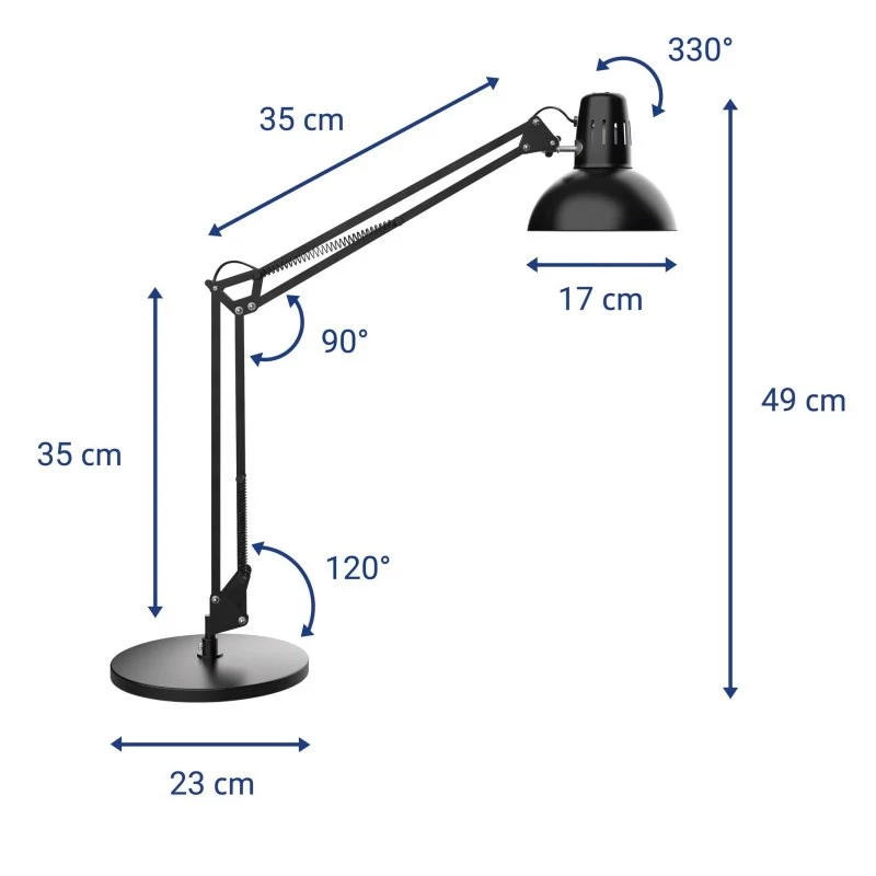 Jakob Maul GmbH MAULcircle LED Φωτιστικό Γραφείου 6W Ουδέτερο Λευκό ασημί